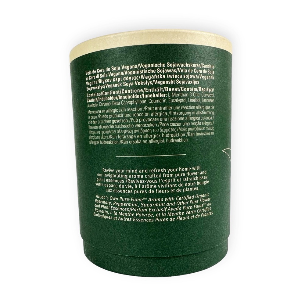 AVEDA Rosemary Mint Vegan Soy Wax Candle 7.8oz. NIB Invigorating Pure-fume Aroma - Picture 9 of 9